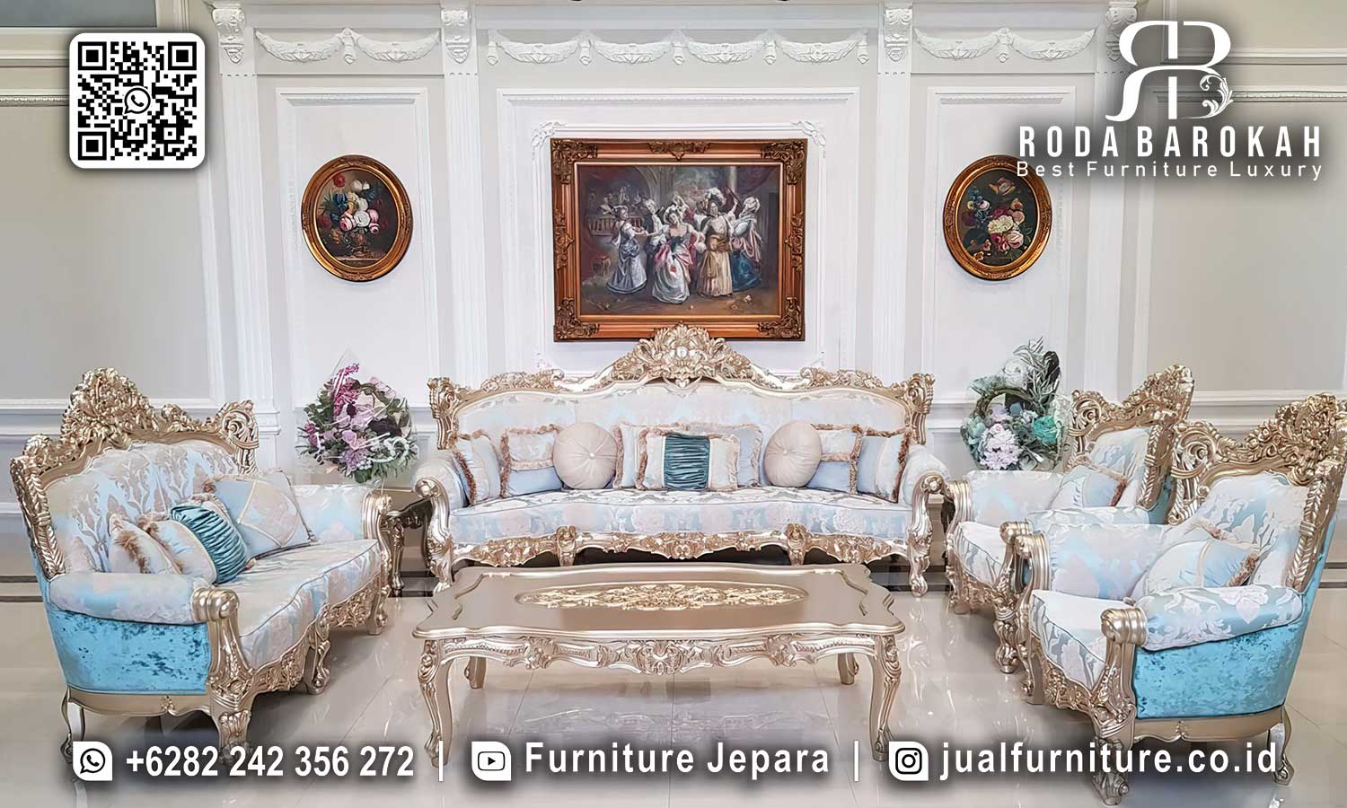 Model Terbaru Sofa Tamu Mewah Monaco Kualitas Pengerjaan STM-977