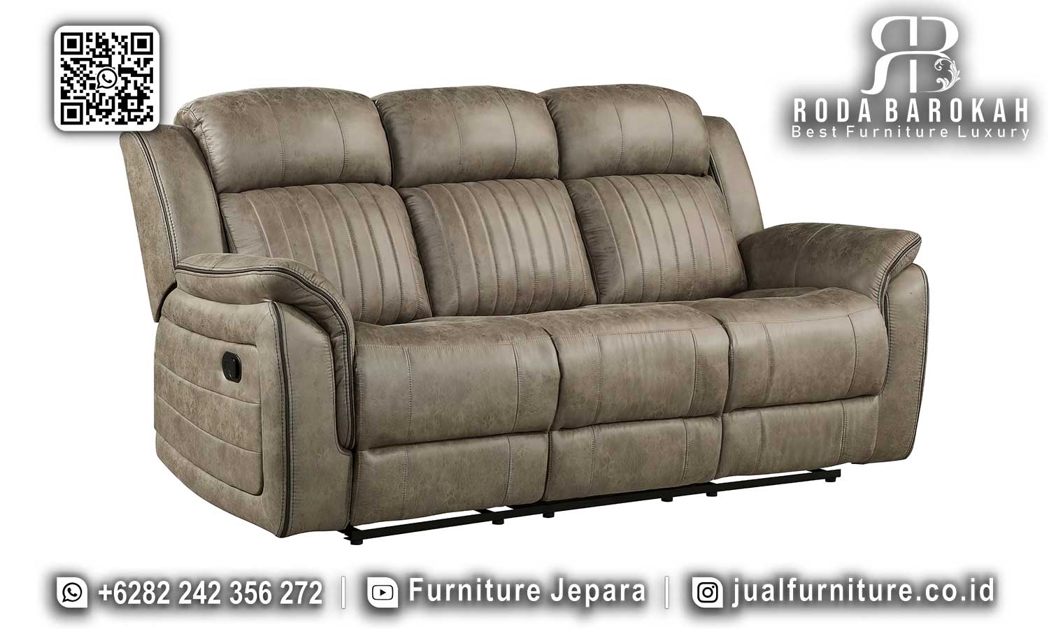 Sofa Tamu Kulit Mewah Granada Produk Terjamin STM-962