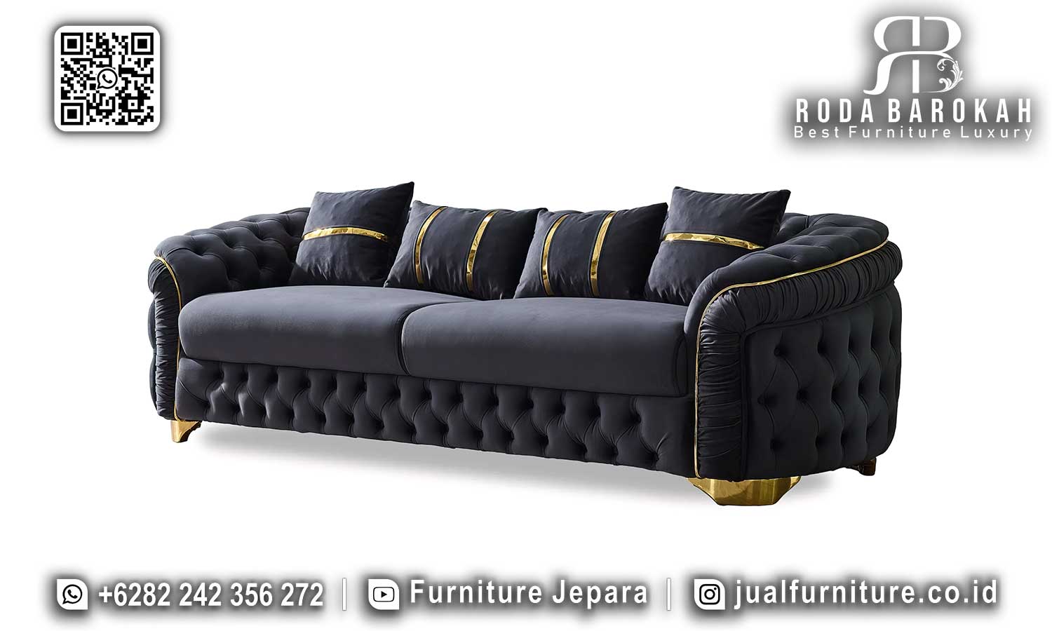 Sofa Tamu Mewah Stainless Monaco Produk Terjamin STM-942