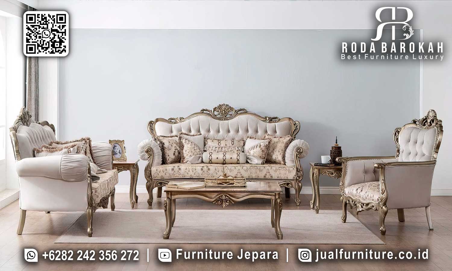 Desain Sofa Tamu Mewah Cordoba Desain Elegan STM-963