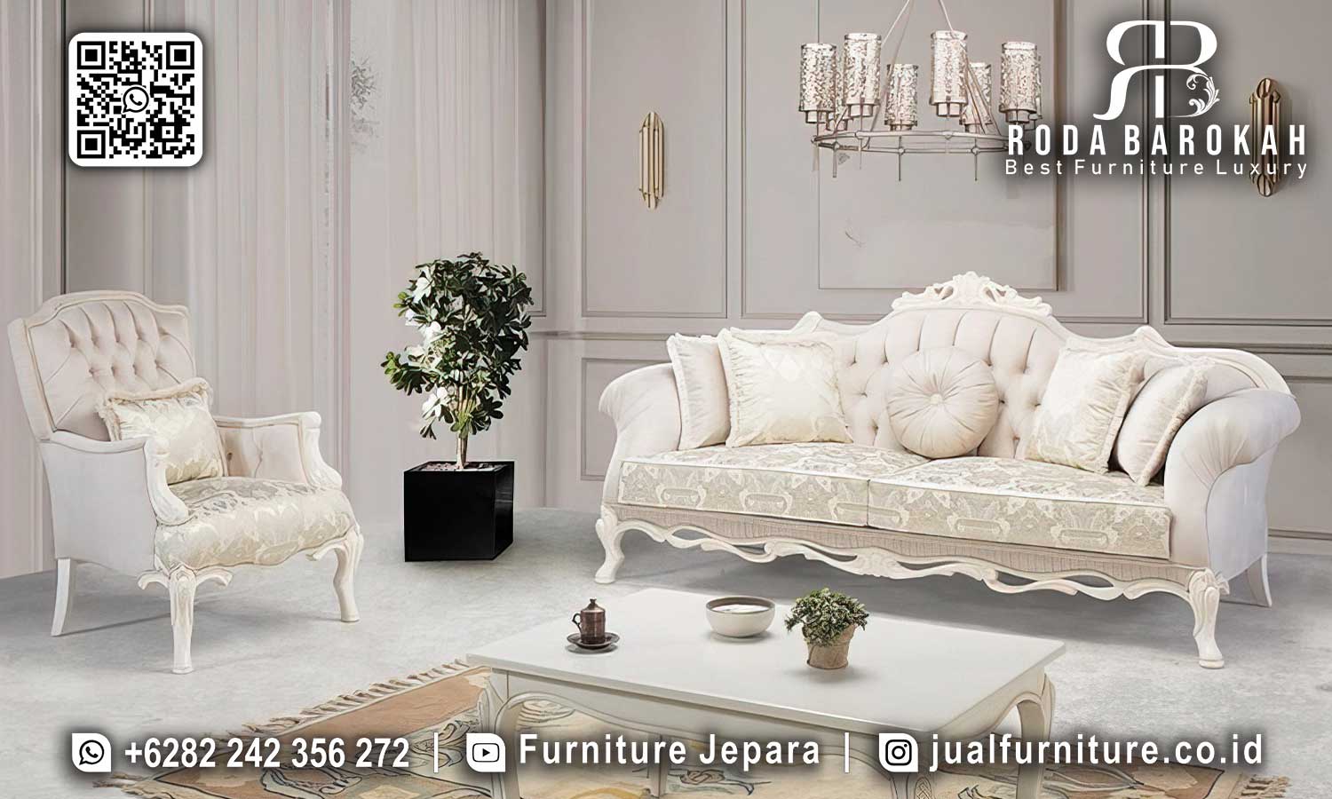 Jual Sofa Tamu Mewah Dubrovnik Desain Berkarakter STM-990