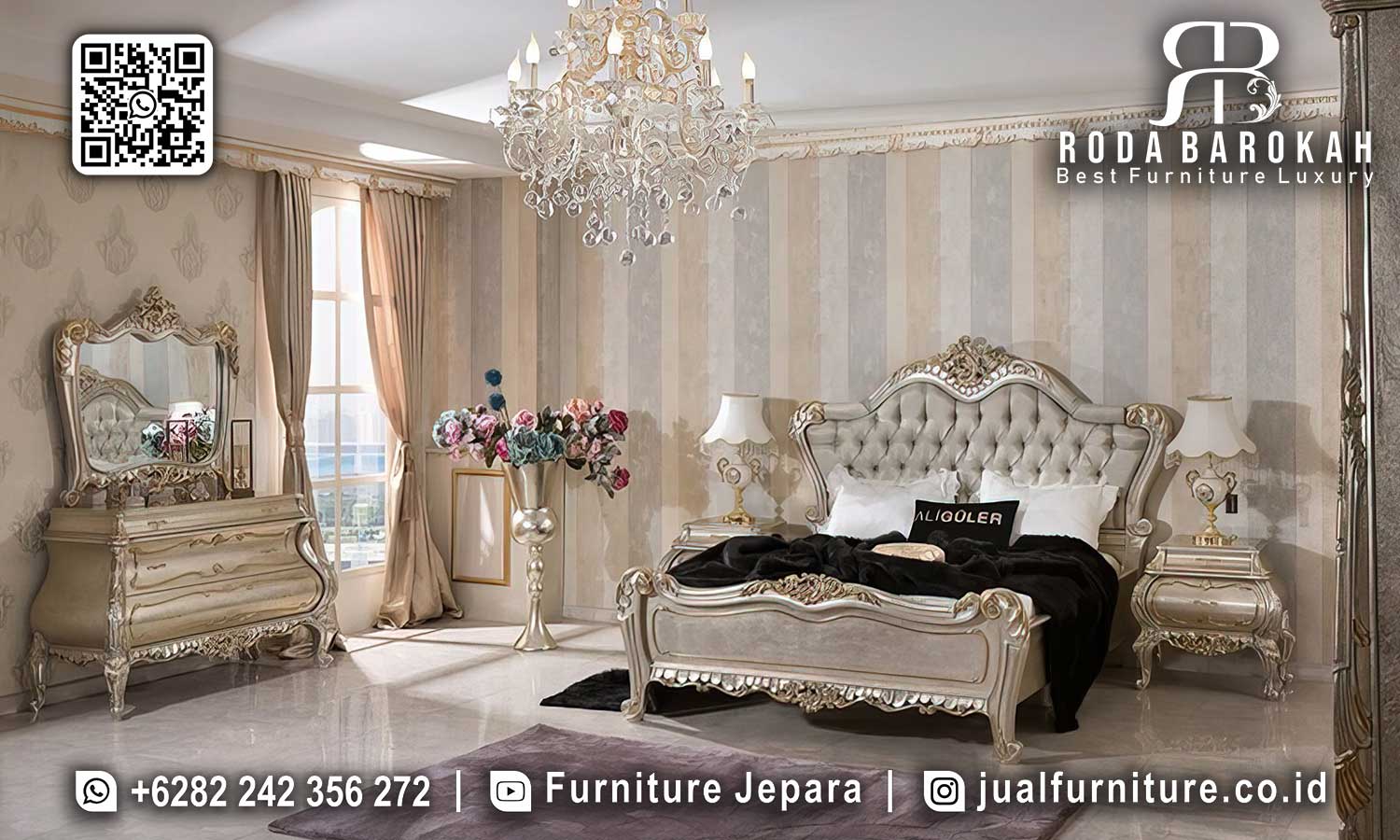 Set Kamar Furniture Mewah Magnifico Relief Halus STT-582