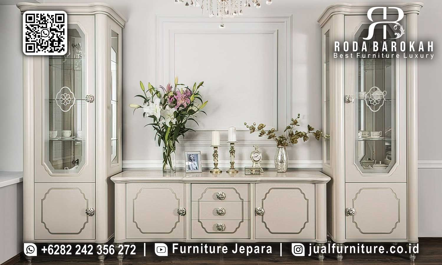 Bufet Tv Klasik Mewah Bellezza Kerajinan Jepara BT-052 2 Bufet Tv Klasik Mewah Bellezza Kerajinan Jepara BT-052