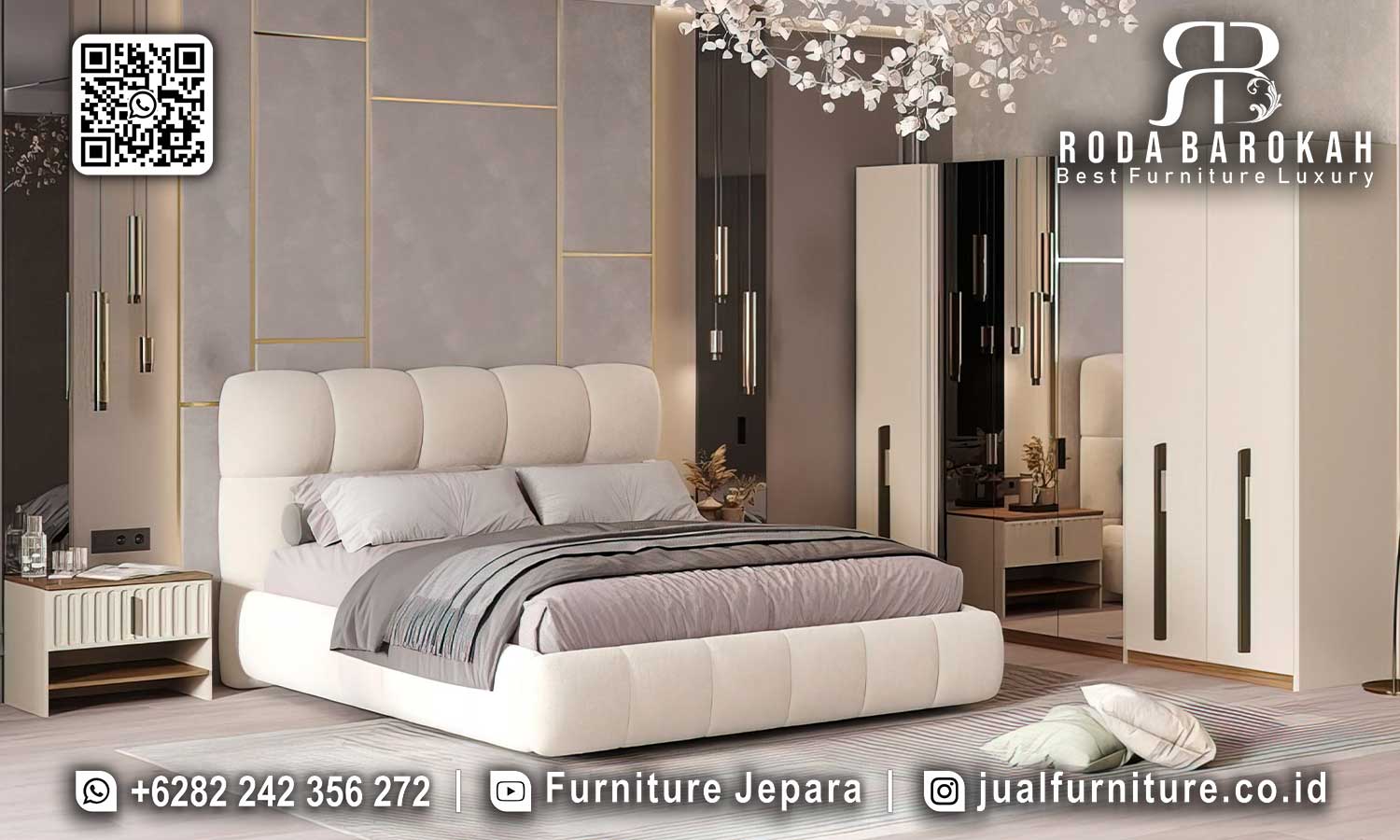 Inspirasi Kamar Tidur Estetik Set Furniture Dipan Mewah STT-633 1 Inspirasi Kamar Tidur Estetik Set Furniture Dipan Mewah STT-633