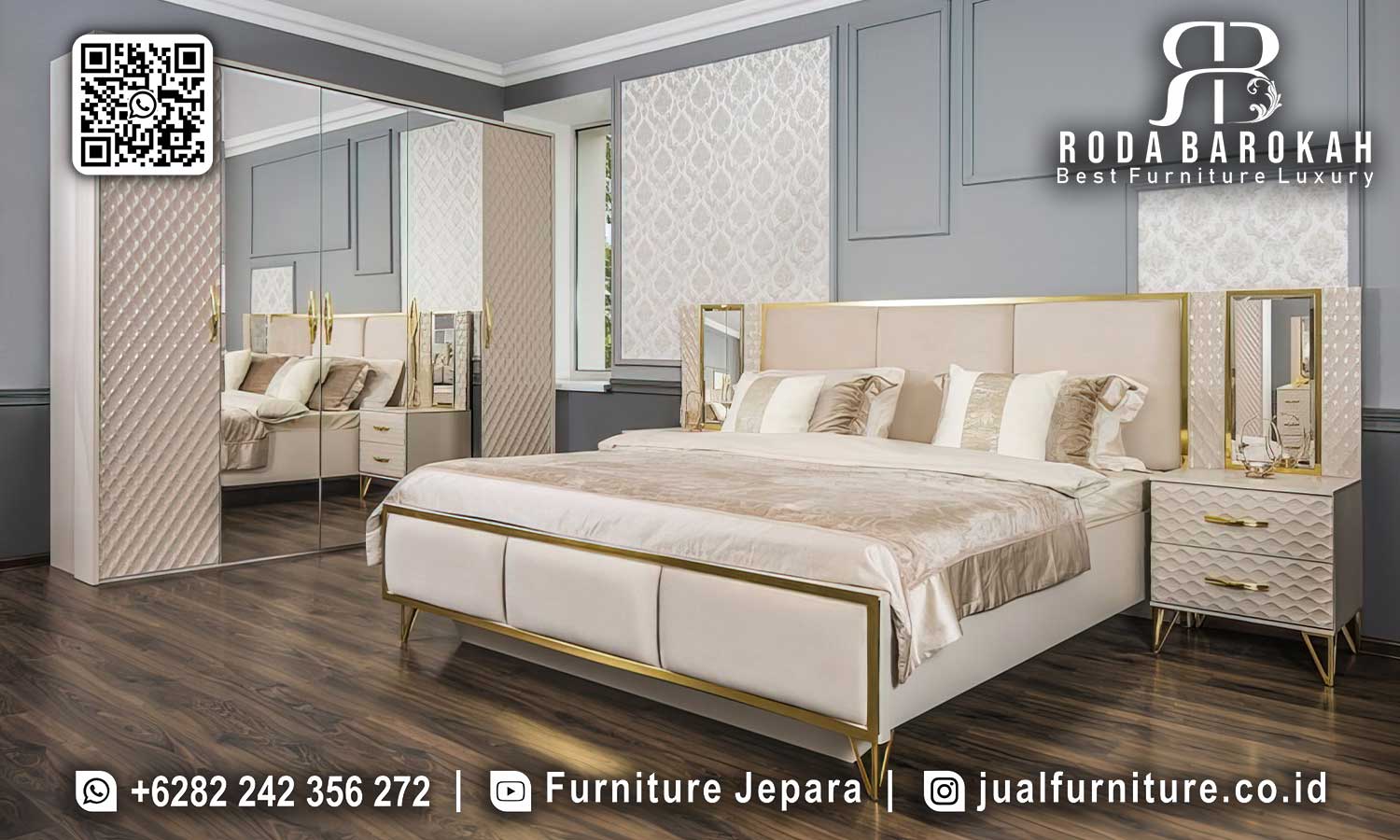 Jual Set Tempat Tidur Kamar Mewah Terbaru Harga Murah STT-631 1 Jual Set Tempat Tidur Kamar Mewah Terbaru Harga Murah STT-631