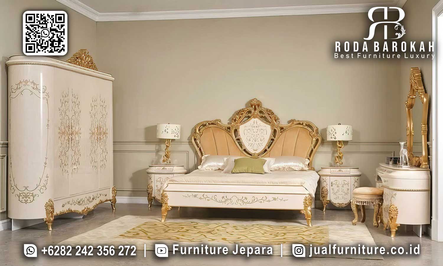 Kamar Tidur Mewah Klasik Sevilla Desain Refined STT-613