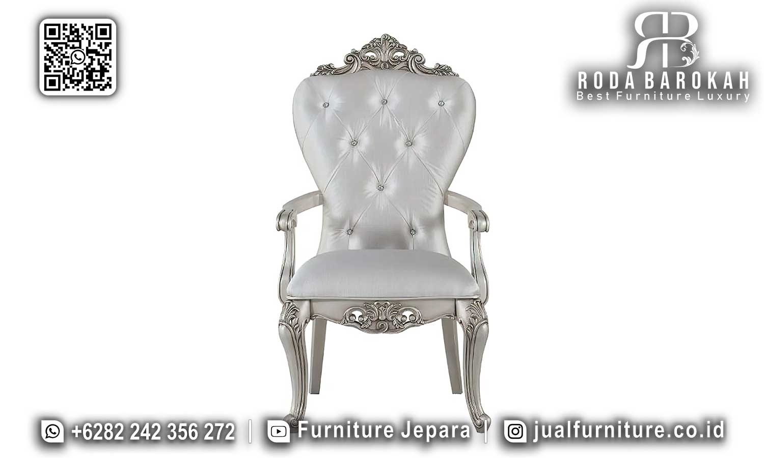 Meja Makan Mewah Sevilla Desain Refined SMM-763
