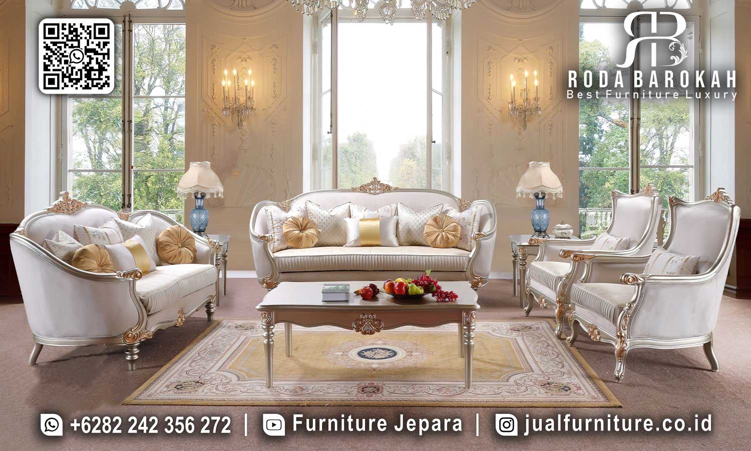 Model Sofa Mewah Elegan Perugia Antik Elegan STM-1034