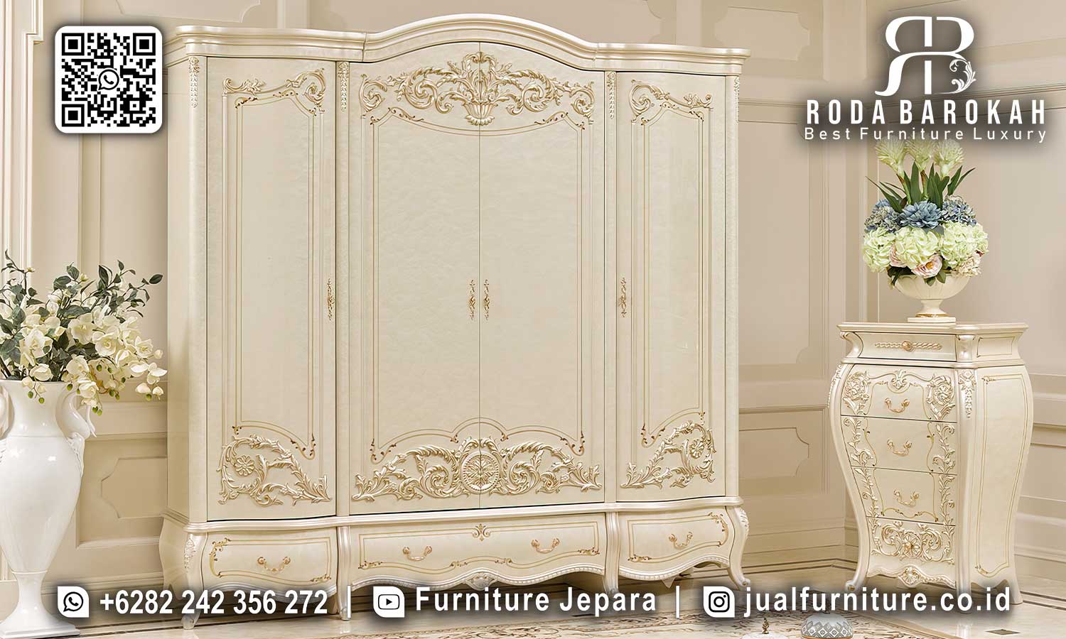 Set Kamar Tidur Mewah Victoria Rakitan Presisi STT-616