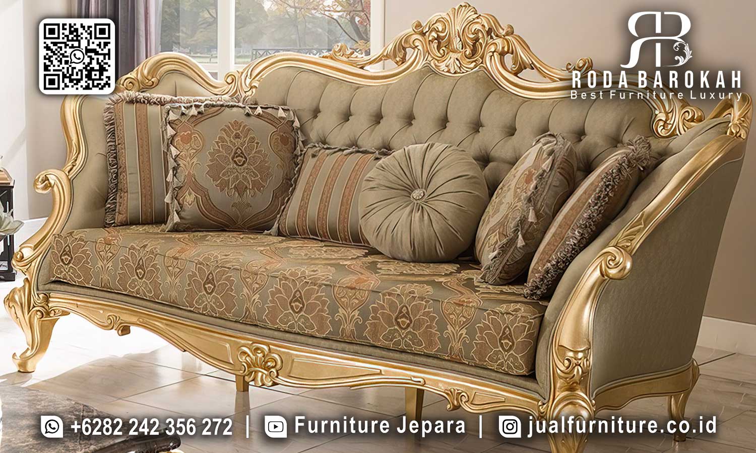 Sofa Ruang Tamu Tuscany Tampilan Prestisius STM-1000