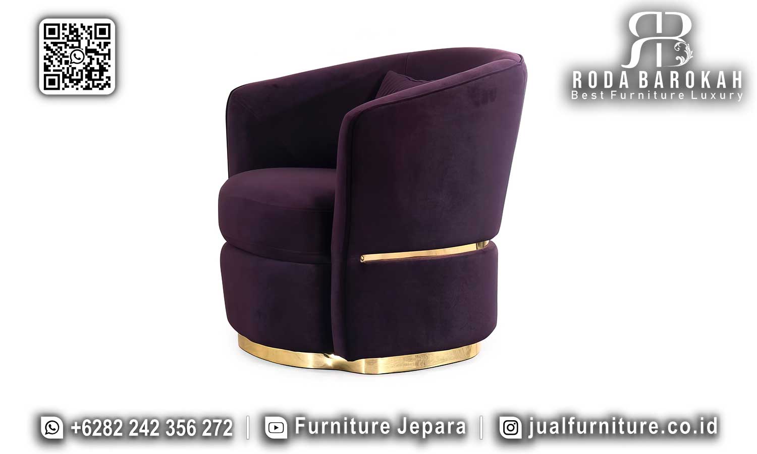 Sofa Stainless Mewah Modern Napoleon Motif Klasik STM-1017