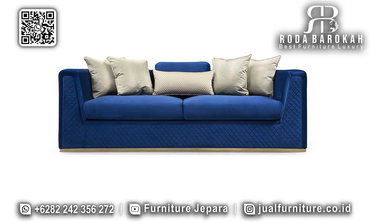 Sofa Tamu Mewah Modern Ferrara Sentuhan Klasik STM-996