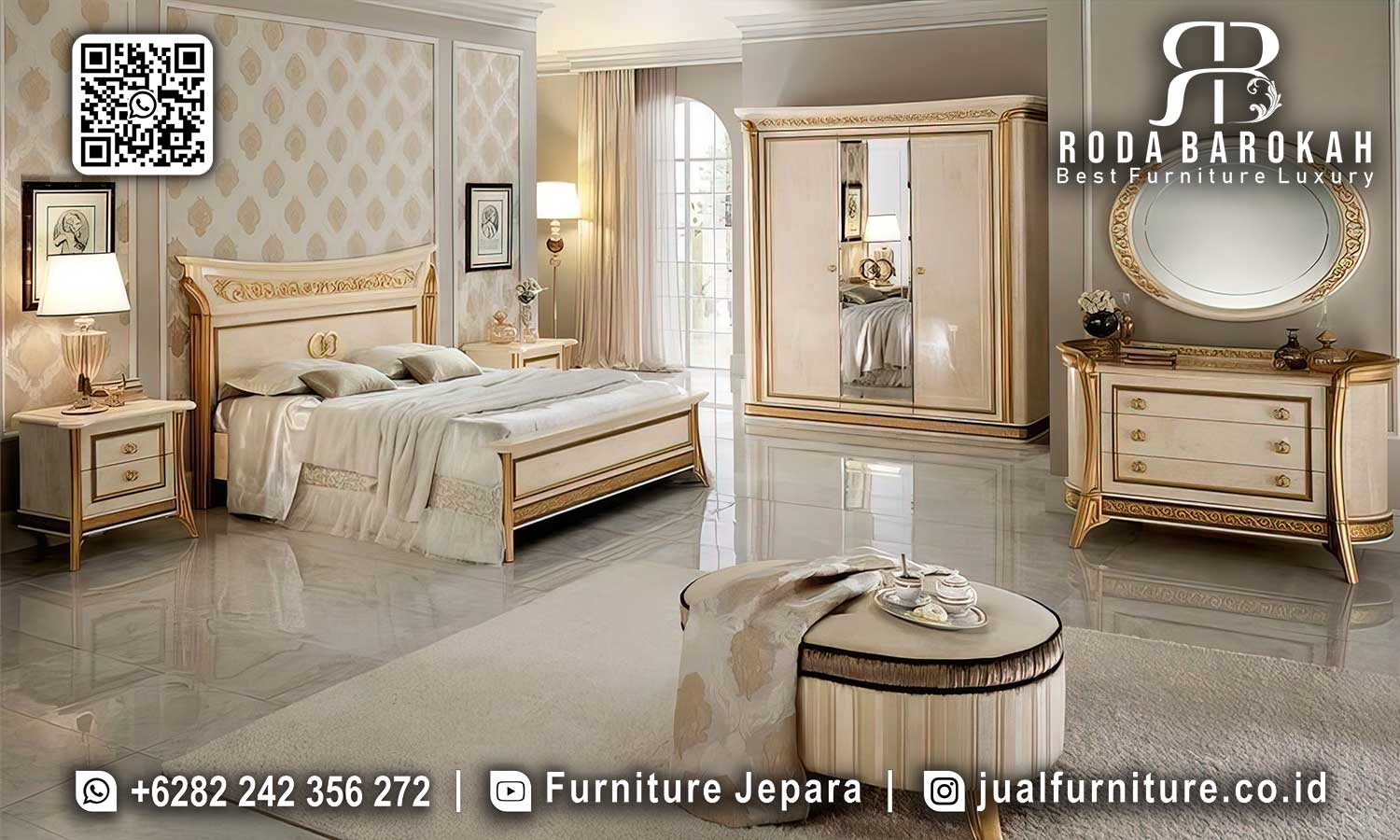 Tempat Tidur Mewah Andalusia Kualitas Premium STT-626