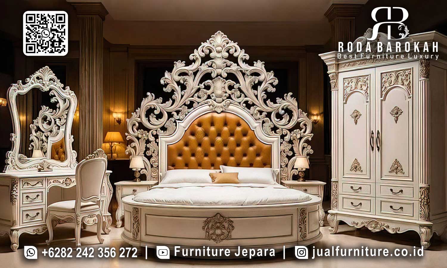 Tempat Tidur Mewah Royal Montmartre Bernuansa Elegan STT-619