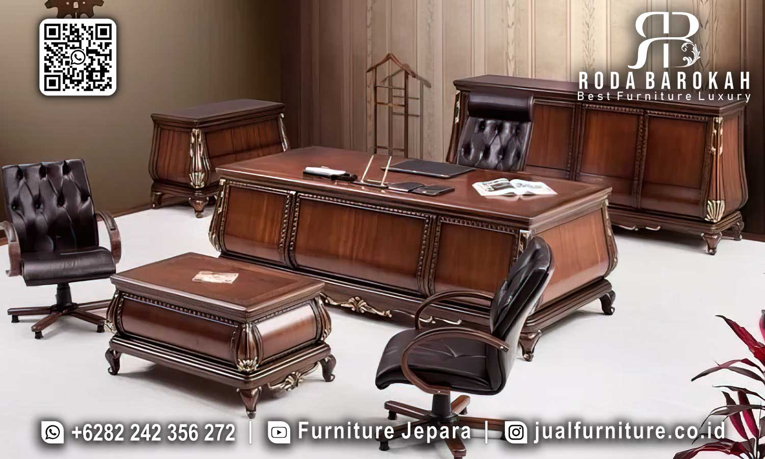 Desain Furniture Kantor Mewah Monaco Nuansa Elegan FK-013