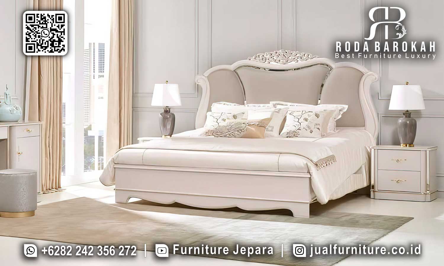 Jual Kamar Tidur Mewah Imperiale Furnitur Jepara STT-614