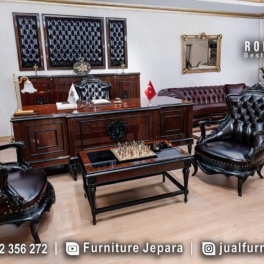 Jual Set Ruangan Kantor Mewah Modena Pahatan Halus FK-022