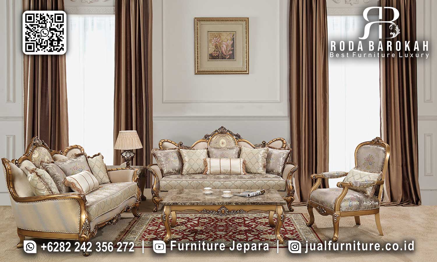 Jual Sofa Jepara Mewah Regale Tampilan Eksklusif STM-1031