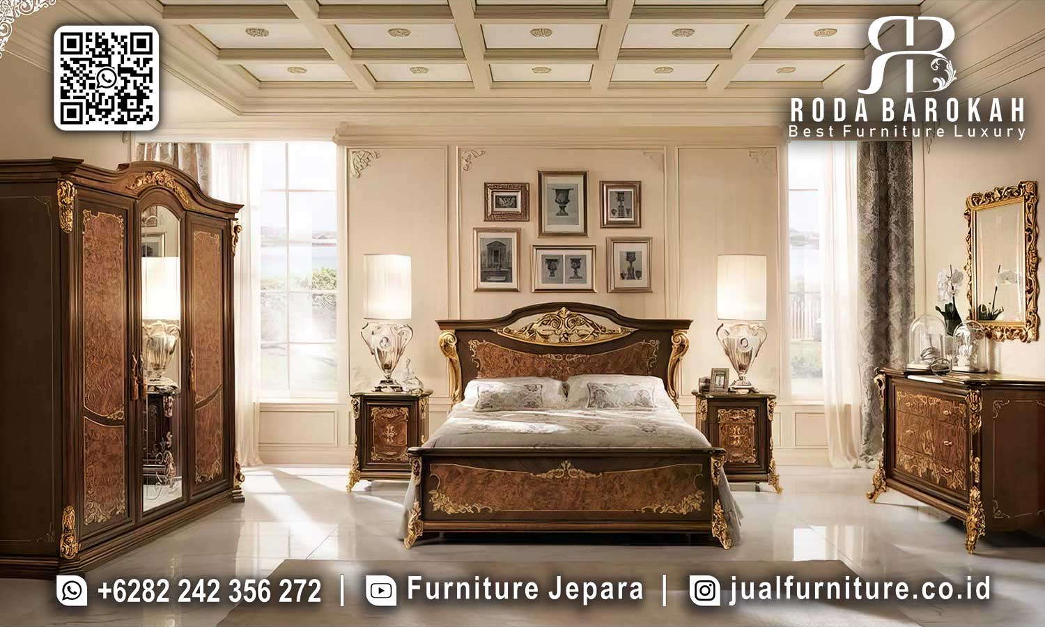 Jual Tempat Tidur Mewah Bellezza Nuansa Timeless STT-625