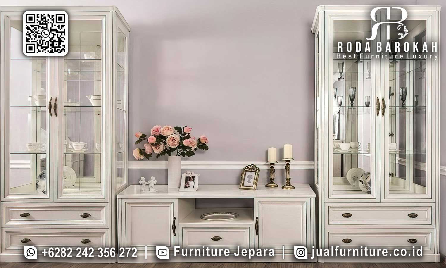 Lemari Hias Kaca Mewah Sovrano Desain Berkelas BT-054 1 Lemari Hias Kaca Mewah Sovrano Desain Berkelas BT-054