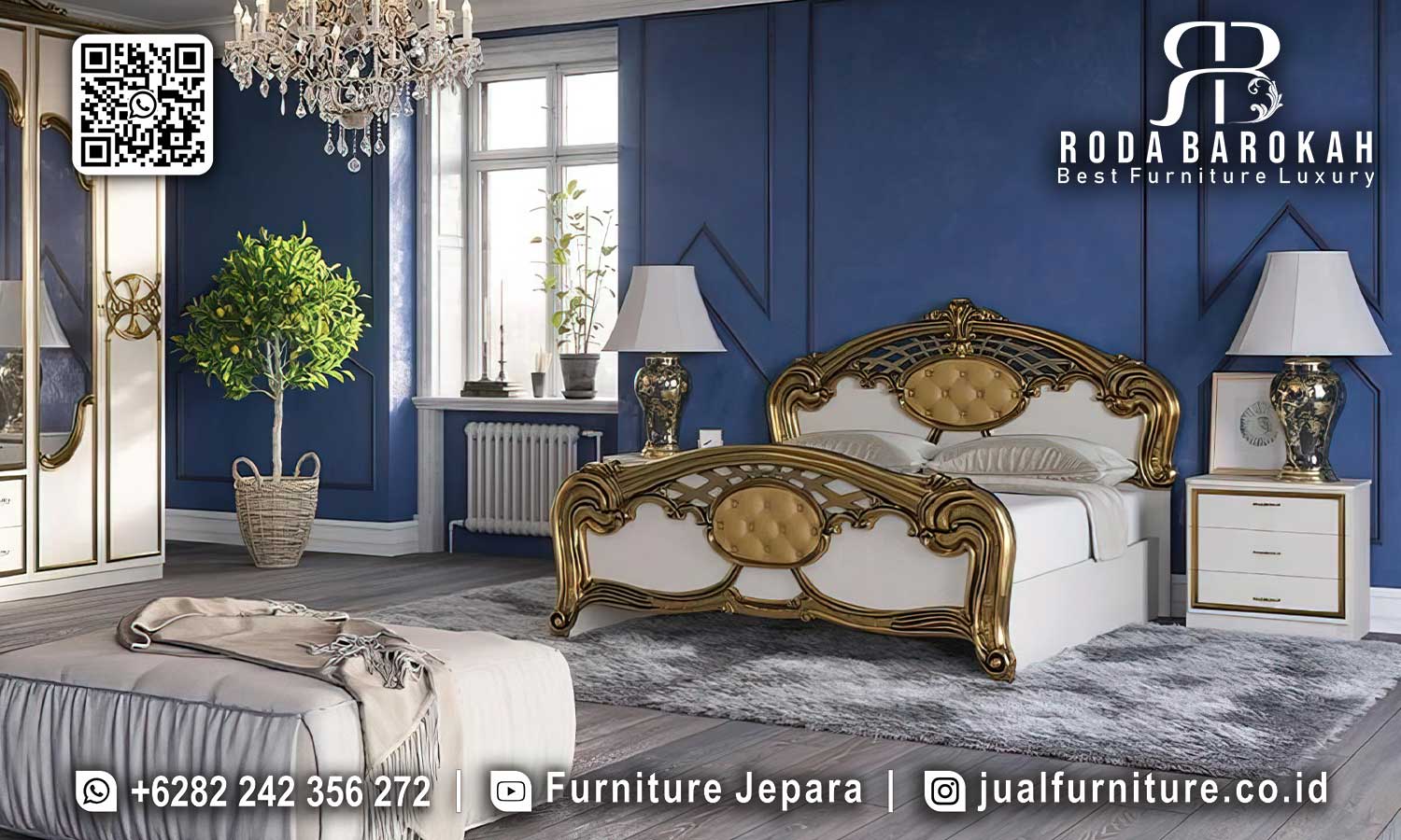 Model Set Tempat Tidur Mewah Montmartre Kokoh Kuat STT-606