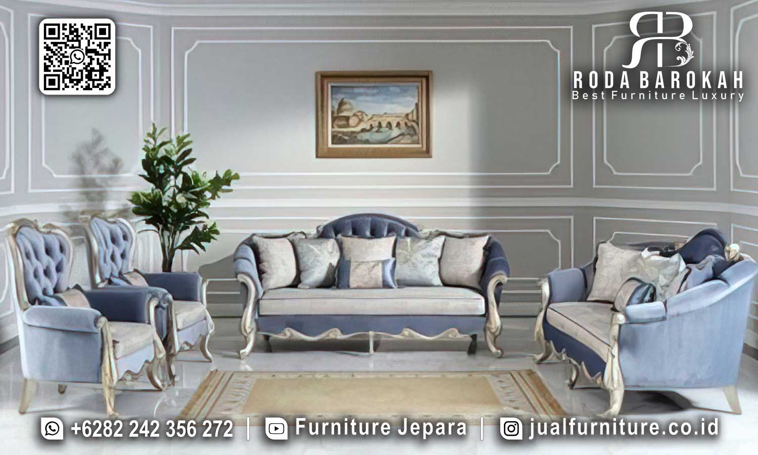 Sofa Tamu Mewah Casablanca Pengerjaan Detail STM-1039 1 Sofa Tamu Mewah Casablanca Pengerjaan Detail STM-1039