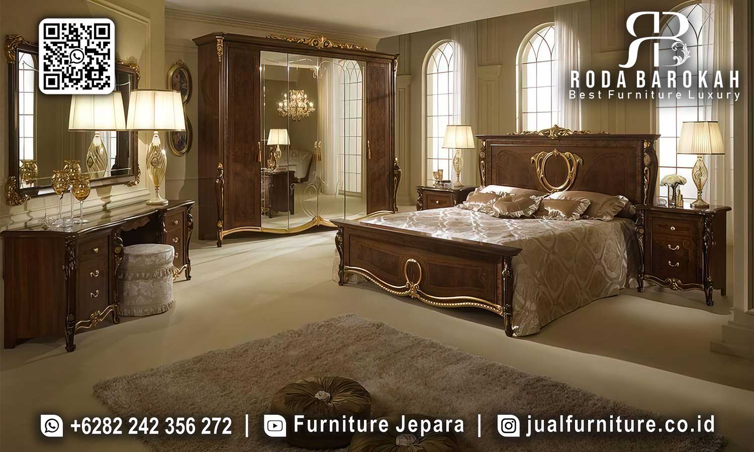 Tempat Tidur Jati Mewah Prestige Pengerjaan Halus STT-623