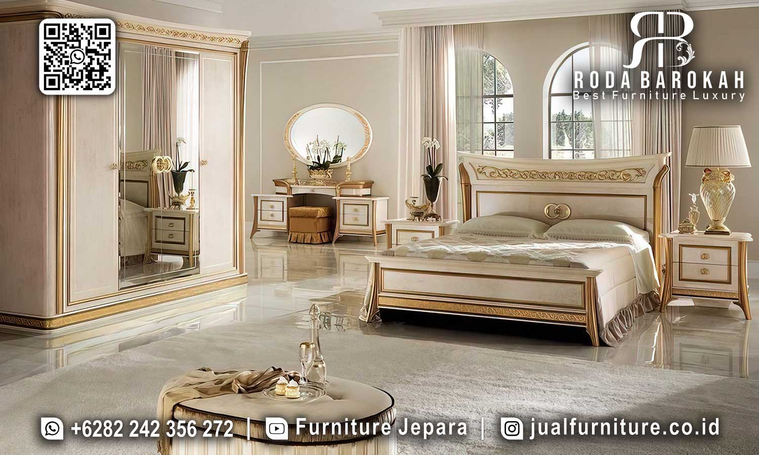 Tempat Tidur Mewah Andalusia Kualitas Premium STT-626