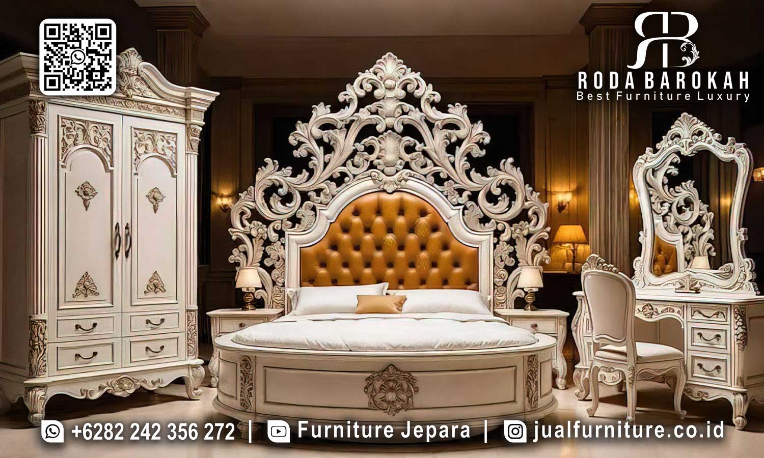 Tempat Tidur Mewah Royal Montmartre Bernuansa Elegan STT-619