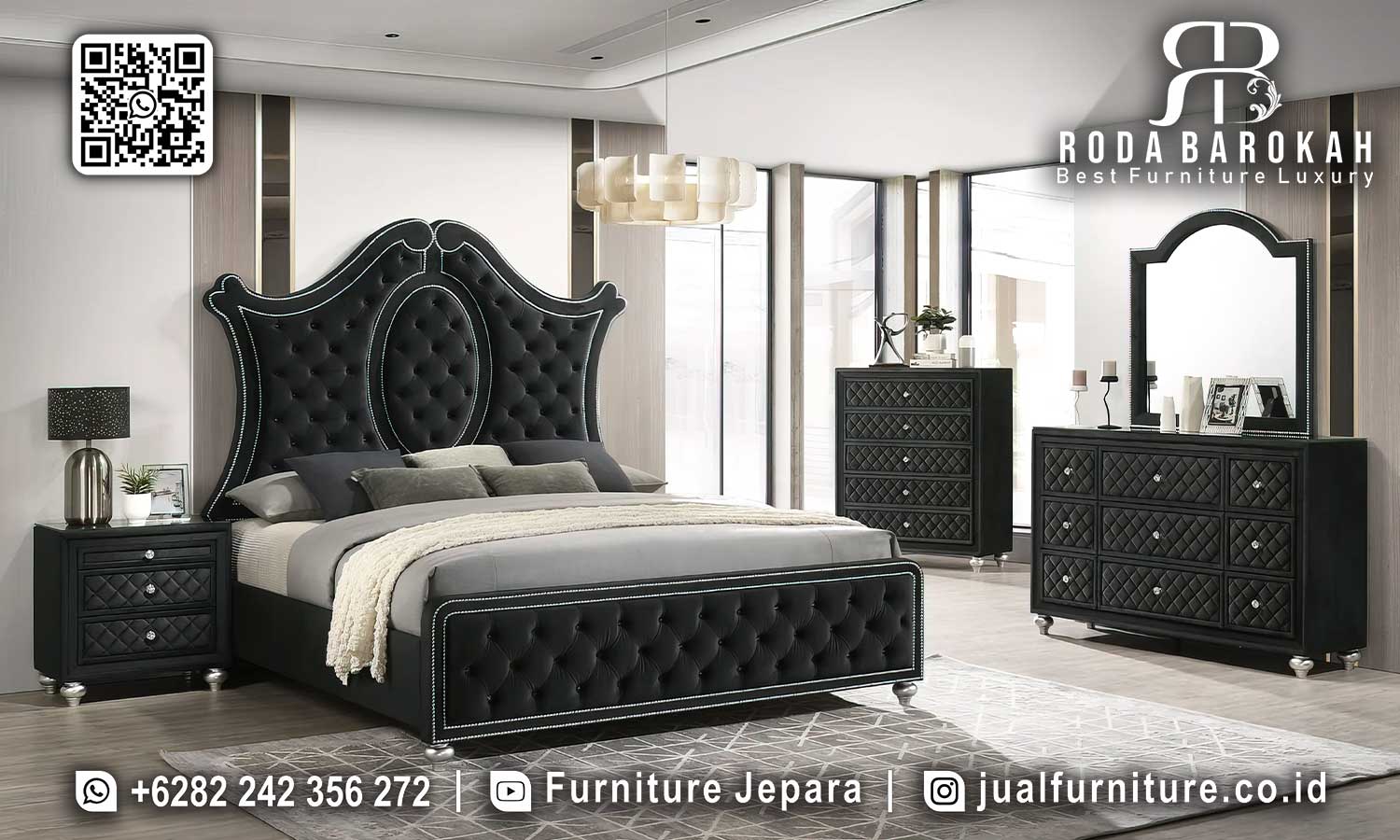Tempat Tidur Modern Elegan Andalusia Produk Bergaransi STT-620