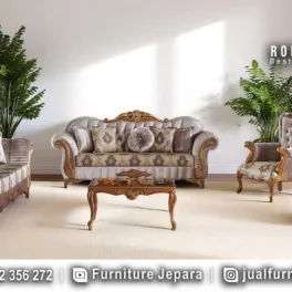 Harga Sofa Ruang Tamu Eropa Desain Cantik Elegan STM-1051