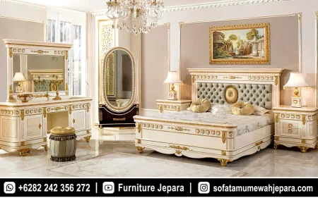 Kamar Tidur Utama Sultan Mewah Desain Ukiran Eksklusif ST-010