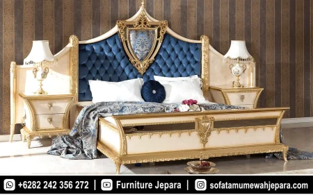Koleksi Kamar Tidur Mewah Klasik Ukiran Mewah Jepara ST-021