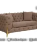 Rekomendasi Sofa Tamu Mewah Modern Kaki Stainless Gold STM-1052