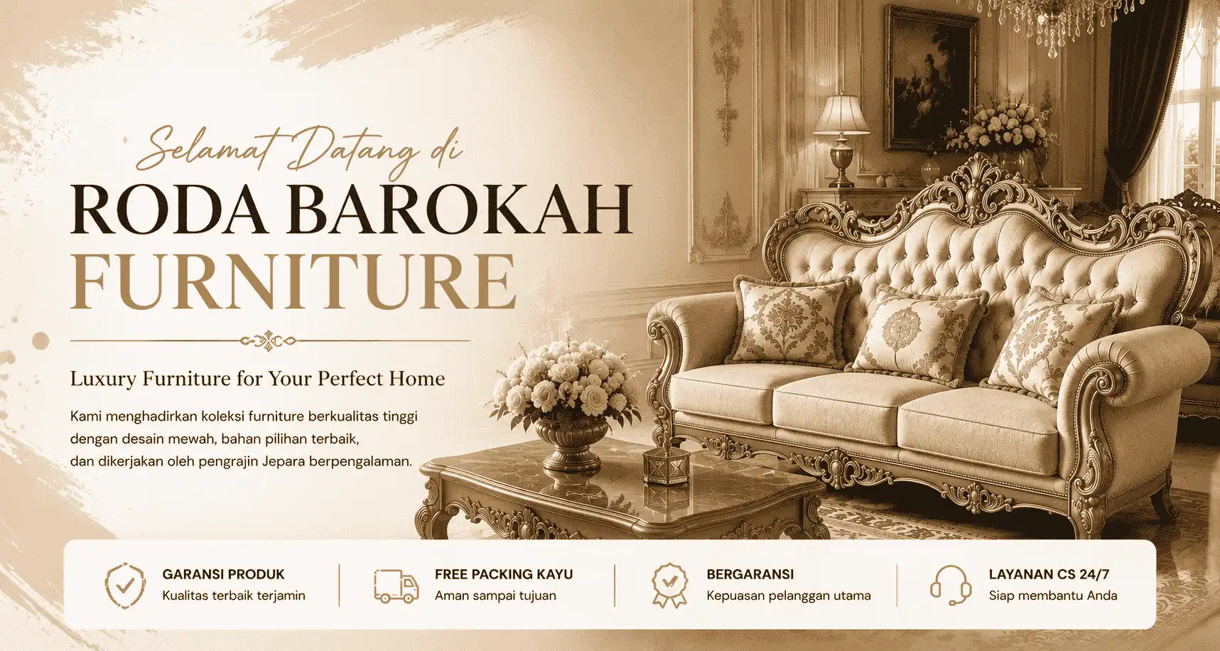 Selamat Datang Di Roda Barokah Furniture Banner