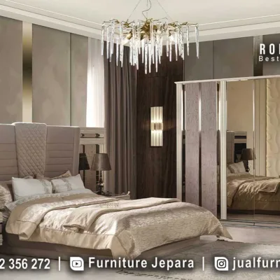 Set Kamar Tidur Mewah Desain Modern Elegan STT-647