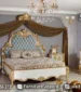 Set Kamar Tidur Mewah Putih Gold Ukiran Jepara STT-649
