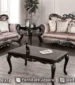 Sofa Ruang Tamu Mewah Ukiran Jati Espresso STM-1054