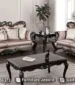 Sofa Ruang Tamu Mewah Ukiran Jati Espresso STM-1054
