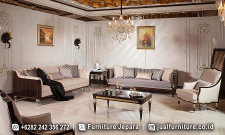 Sofa Tamu Mewah Neoklasik Minimalis Modern Jepara ST-001