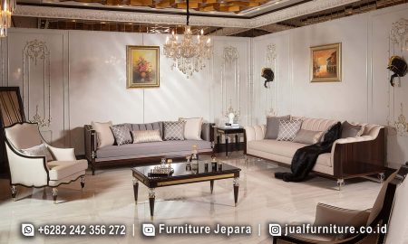 Sofa Tamu Mewah Neoklasik Minimalis Modern Jepara ST-001