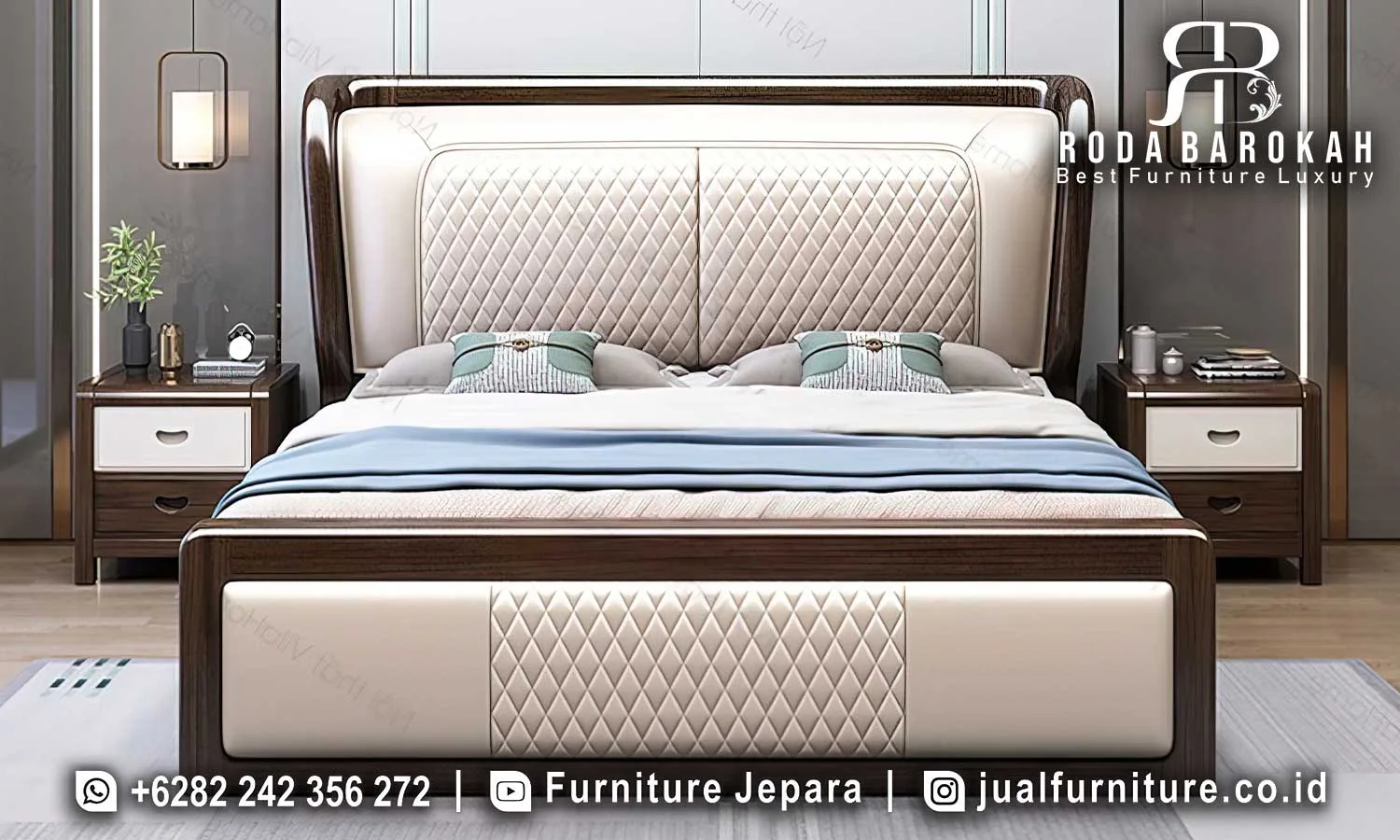 Tempat Tidur Mewah Elegant Untuk Kamar Utama STT-640 2 Tempat Tidur Mewah Elegant Untuk Kamar Utama STT-640