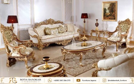 Desain Set Kursi Tamu Klasik Mewah Mebel Jepara
