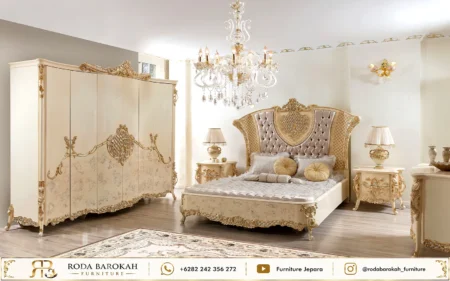Foto Set Kamar Tidur Mewah Rumah Sultan Elegan Klasik