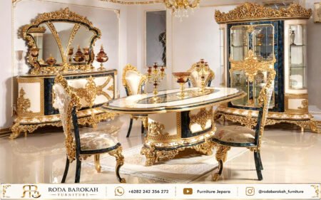 Inspirasi Meja Makan Royal Mewah Classic Ukiran Mebel Jepara