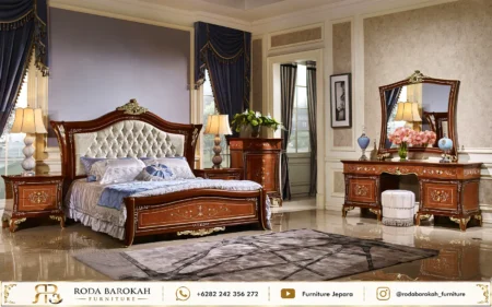 Rekomendasi Tempat Tidur Ukir Mewah Jepara Luxury Meja Rias