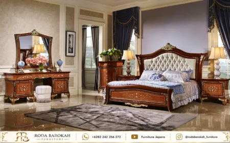 Rekomendasi Tempat Tidur Ukir Mewah Jepara Luxury Meja Rias
