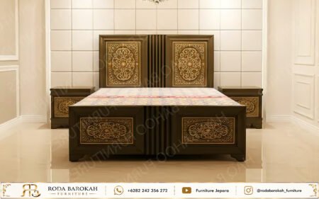 Set Kamar Tidur Jati Klasik Etnik Modern Jepara